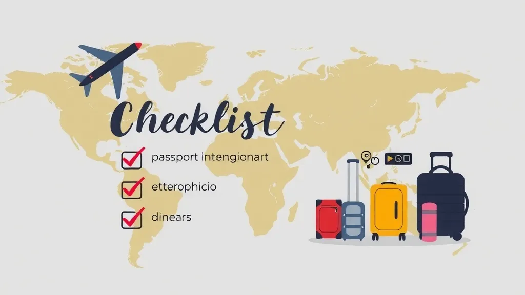 Como fazer checklist para viagem internacional